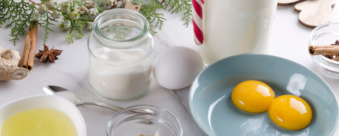 Eggnog ingredients