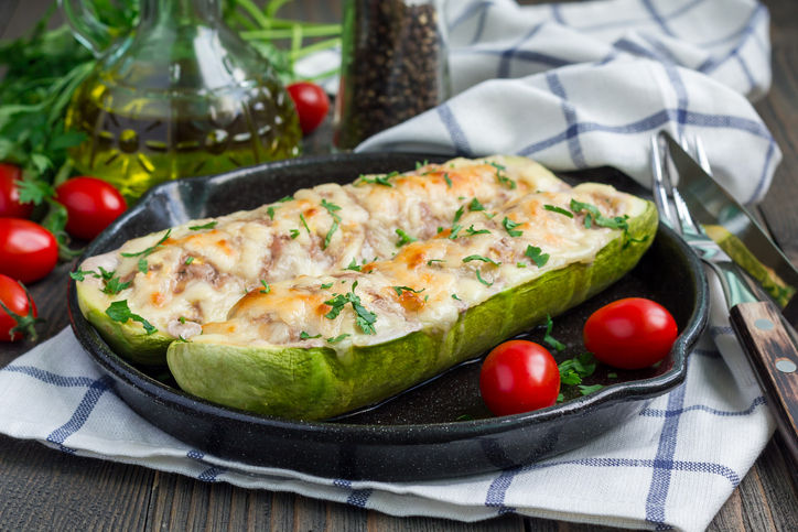 Stuffed Zucchini Squash