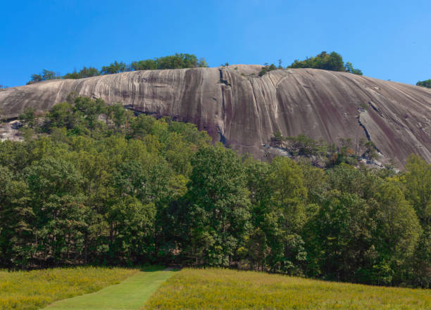 stone mountain in north carolina - stone mountain state park stock pictures, royalty-free photos & images