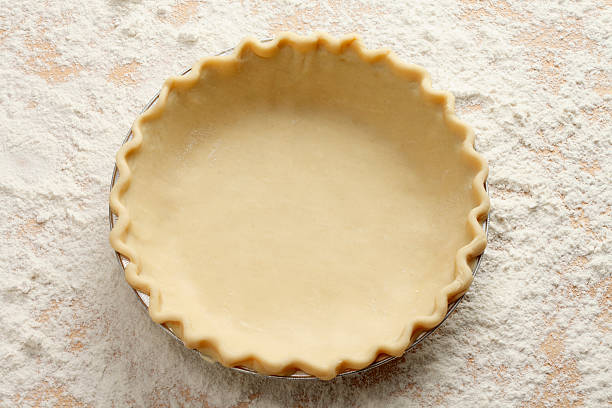 empty pie crust - empty pie crust stock pictures, royalty-free photos & images