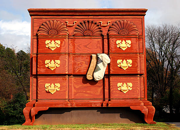 world's largest sock drawer - large chest of drawers stock pictures, royalty-free photos & images