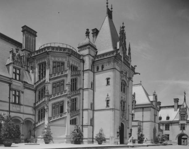 The Vanderbilt Estate in Asheville, North Carolina. Biltmore House was built by George Vanderbilt and opened to the public in the 1940's.