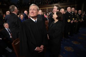 Chief Justice Roberts warns against heated political words about judges