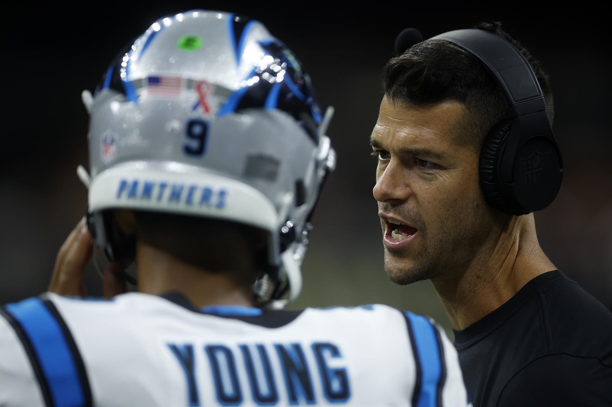 Coach Dave Canales says Panthers aren’t considering trading QB Young after benching 2023 No. 1 pick