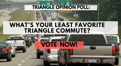 Triangle Opinion Poll: Worst Triangle Commute